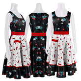 Chucky Season 2 Tiffany Dress Cosplay Costume Halloween Floral Apron Set - Coscosmos